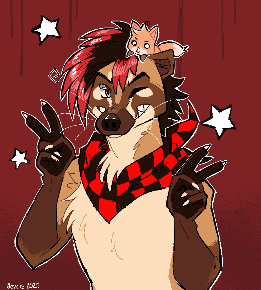 Clean colour half-body. I would not charge extra for the little blob chibi (total of $50).